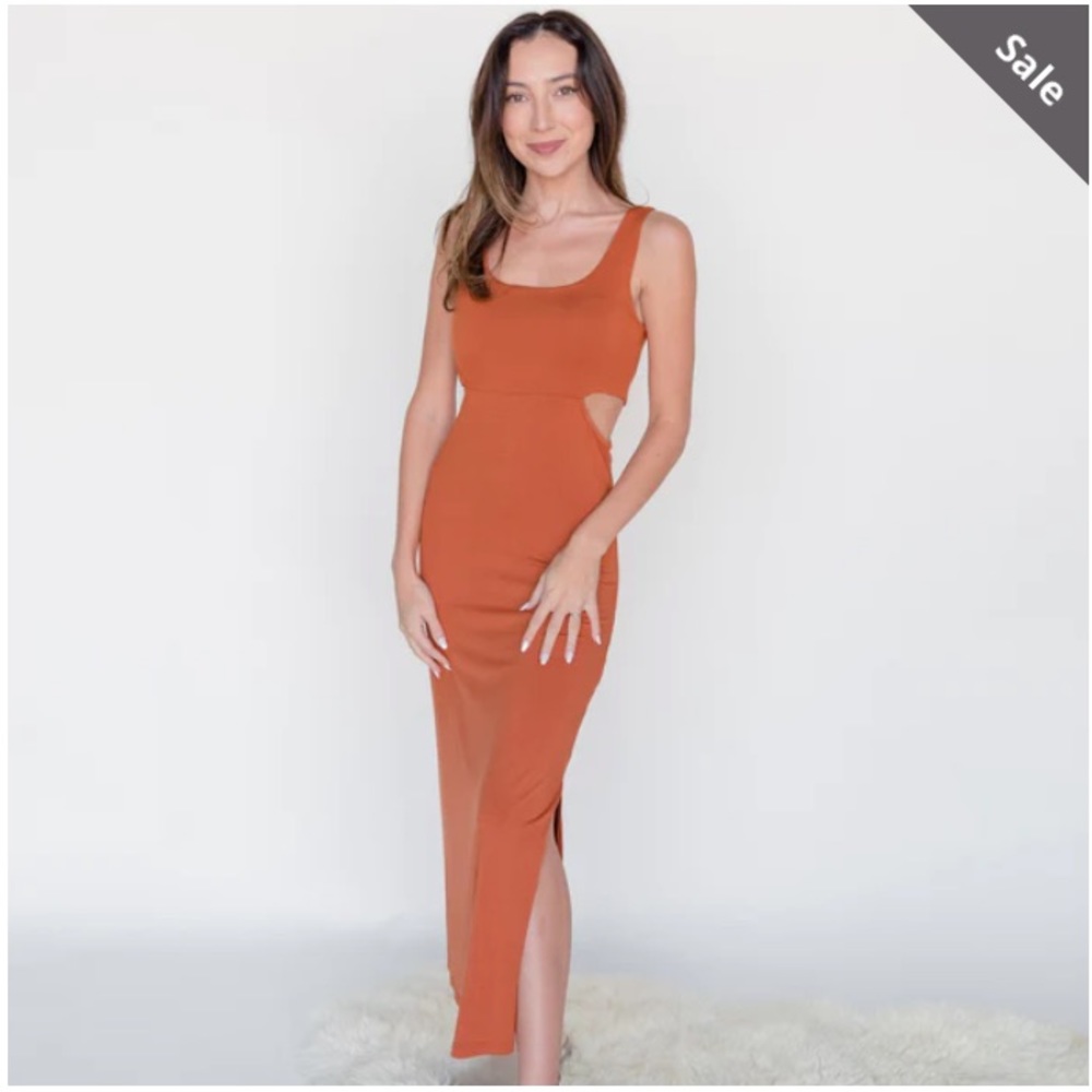 Brand new with tags, peekaboo maxi dress